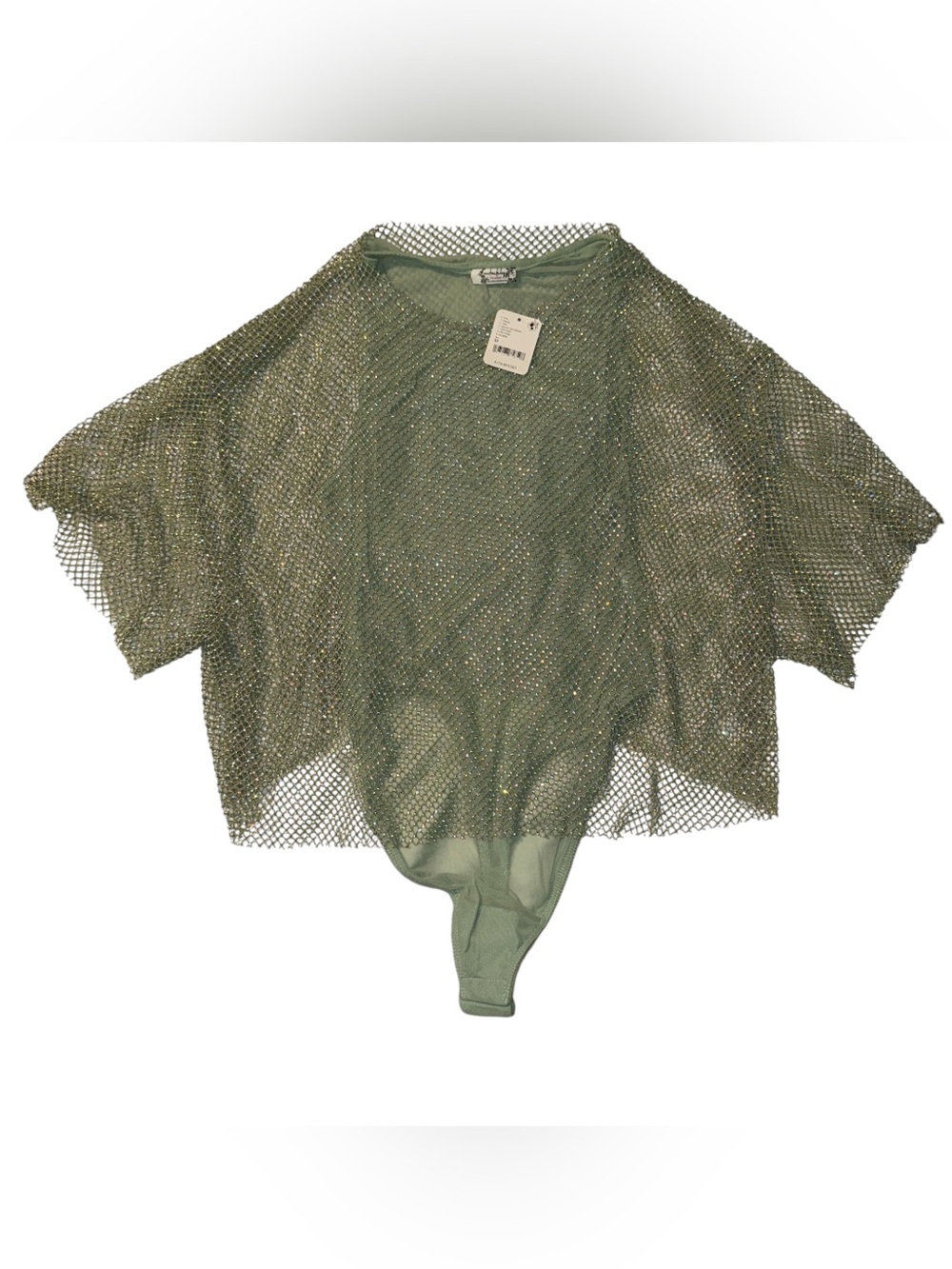 Free people intimately- Filter Finish Bodysuit in Mountain green